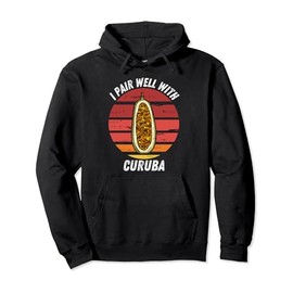 Vintage Curuba I Pair Well With Curuba Fruit Lover Pullover Hoodie