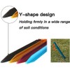 HIKEMAN 20 Pack Tent Pegs Aluminium Alloy Tent Stakes with