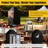 MRbrew Kegerator cover, Waterproof Kegerator Beer Tower Cover 420D Silver-Coated
