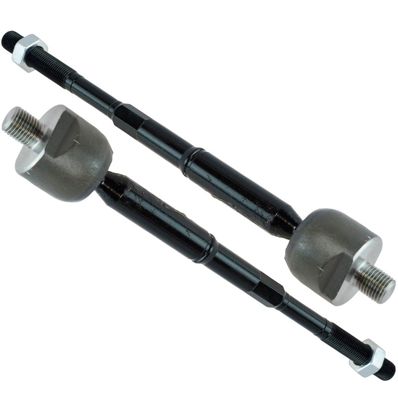 TRQ Front Inner Tie Rod Set Compatible with 2007-2012 Nissan