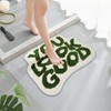 YOOCHUENG Bathroom Mat Alphabet Non Slip Bath Mat Creativity Funny
