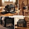Top-Expandable Pet Carrier with Treat Pet Window,17x11x9.5 Airline Approved