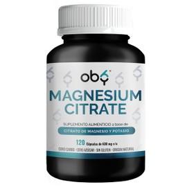 Citrato de Magnesio y Citrato de Potasio OBY | Multivitaminico Hombre 120 Capsulas de Ingredientes Naturales | Citrato de Magnesio y Potasio Capsulas - Vitaminas para Mujer