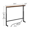 Kitstorack Narrow Console Table Behind Sofa Couch, Design with Adjustable