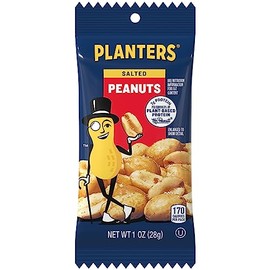 Planters Single Serve Salted Peanuts, 1 oz. Bags (Pack of 144)