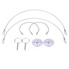 GOTOTOP Bonnet Pin Lock Kit, 2 Pieces Quick Release Splint
