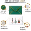 Heavy Duty Merry Christmas Cards Boxed with Envelopes - 20