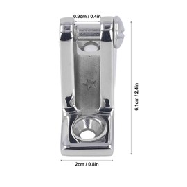 4 Piece Deck Hinge for Boat Top Mounting Accessories, Stainless Steel Awning Accessories