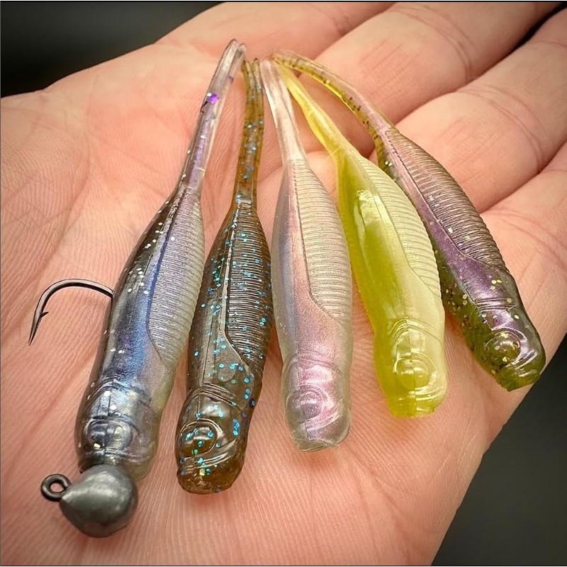 2.75" Scented Stealth Minnow, Stealth Finesse Series by X Zone