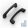 KNOKLOCK 10 Pack 3 Inch(76mm) Kitchen Cabinet Handles Matte Black