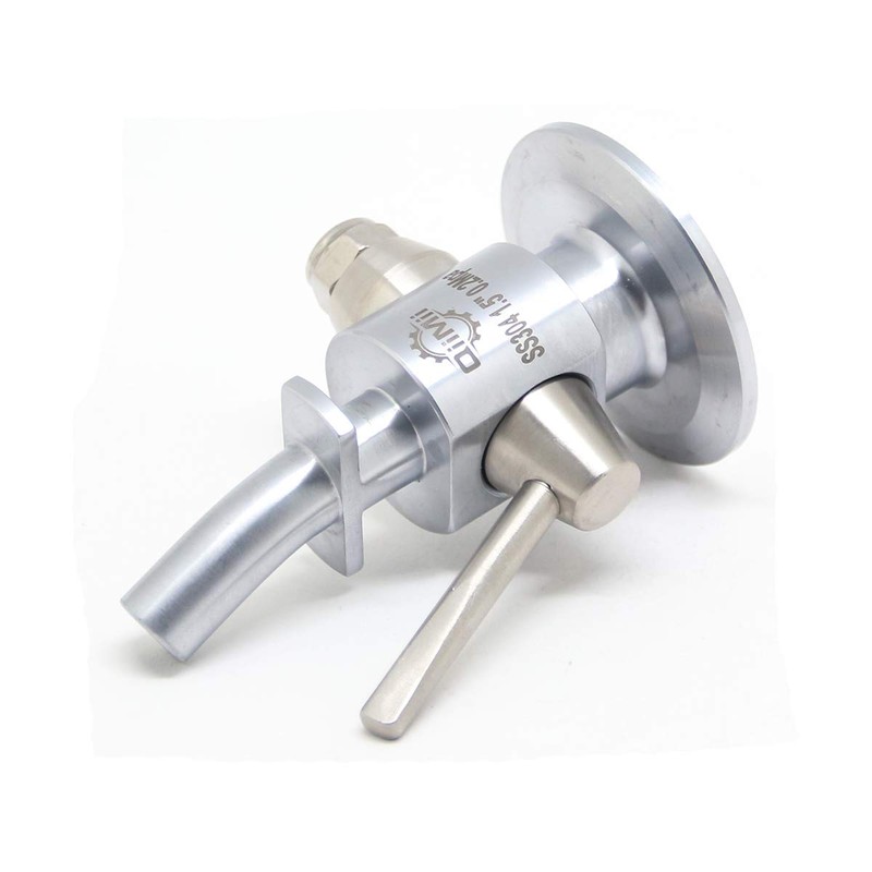 QiiMii Stainless Sampling Valve Beer Sampling Valve SS304 Clamp End