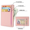 Chelmon Slim Wallet for Women, Minimalist Front Pocket RFID Blocking