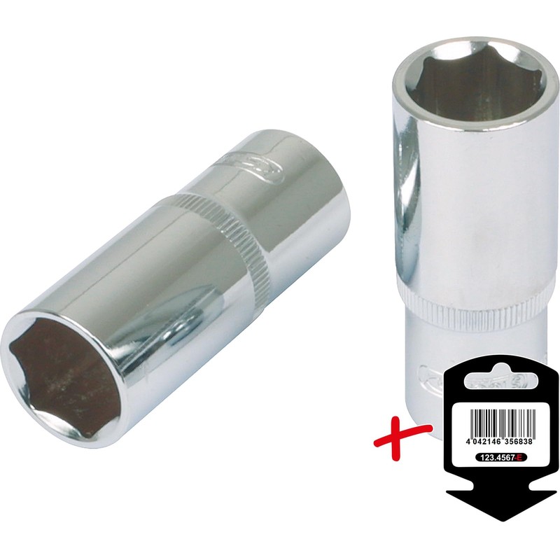 KS Tools Genuine 1x 3/8" Chromeplus Socket Deep 8 mm