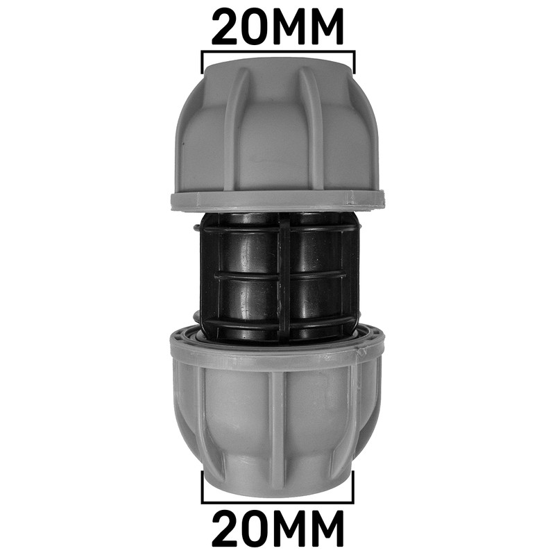 mdpe Water Pipe Compression Joiner/Straight Repair Fittings for Drinking Water/Irrigation
