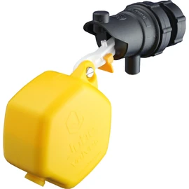 Jobe Valves J-RJVC0075 Rojo Compact Low-Pressure Valve with 2" Narrow-Weighted Float, 2" Extension Arm, 20L/Min, 150PSI, 3/4" NPT Inlet, Yellow/Black