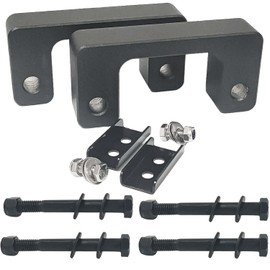 BIGLKNM 2" Front Leveling Lift Kit Aluminium with Front Magna Ride Relocation Brackets Compatible with 2007-2019 GMC Sierra or Yukon 2WD/4WD