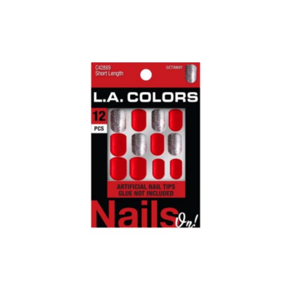 LA Colors Stick on Nail Tips Getaway
