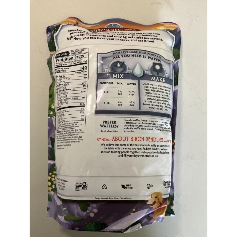 Birch Benders KETO Pancake & Waffle Mix “New Tastier Recipe”