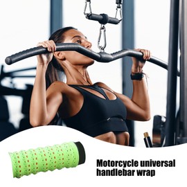 Motorcycle Handle Grip Tape | PU Bar Tape for Road Cycling - Anti Slip Wear Resistant Road Cycling End Plugs for Comfortable Ride