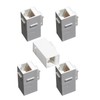 zhongguozhejianyapu 5-Piece RJ45 Coupler in-line Adapter Keystone, Female to Female