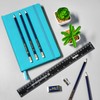 Helix 100% Recycled Plastic 30cm/12" Ruler Black 11601
