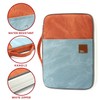Mygreen Zipper Portfolio Organizer A4 Note Pouch-Waterproof Document Bags/Zipper Binder/Paper