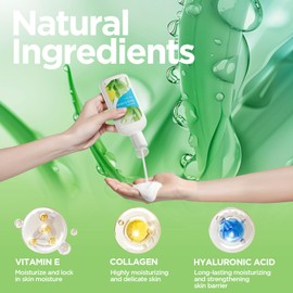 APPTI Moisturizing Body Lotion, Body Smoothing Moisture Cream, Hand and Body Moisturizer for All Skin Types, Aloe Vera