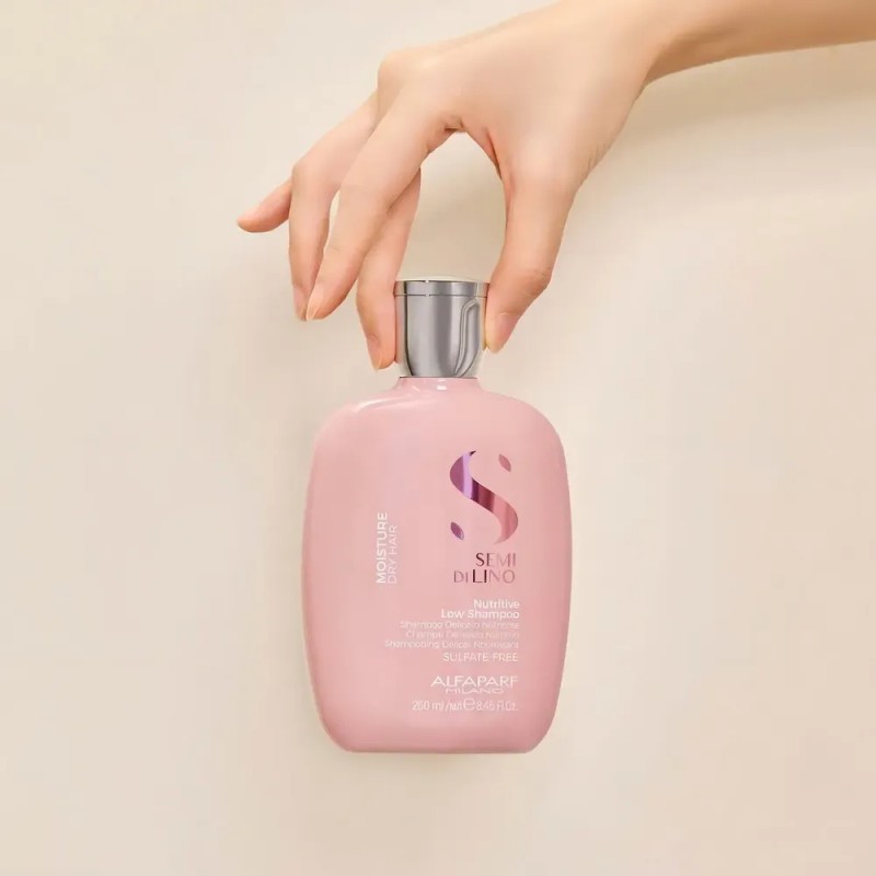 Shampoo Alfaparf Semi Di Lino Moisture para Cabello Seco 1