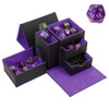 Leather Dice Tray & Tower Storage Box, 3 in 1