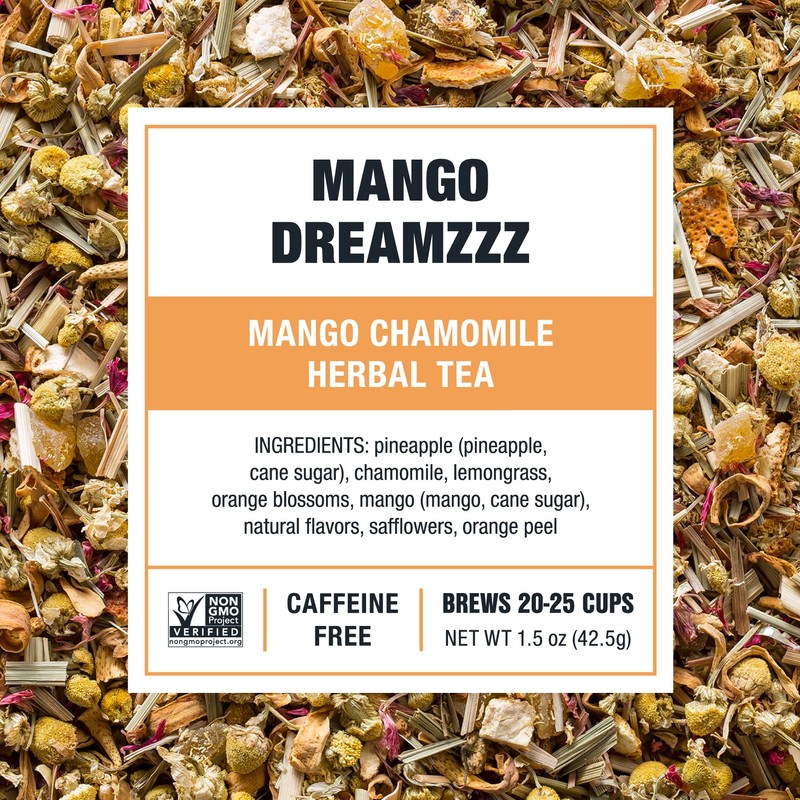 Tiesta Tea - Mango Dreamzzz Chamomile Loose Leaf Herbal Tea,