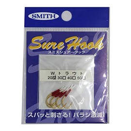 SMITH LTD W Trout #2 Gold Shoe Hook
