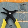 LEONTOOL Snap Ring Pliers Dual Purpose Snap Ring Pliers Circlip