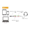 Miyoshi MCO PAA-3P4P Audio Converter Cable for Smartphones and Tablets