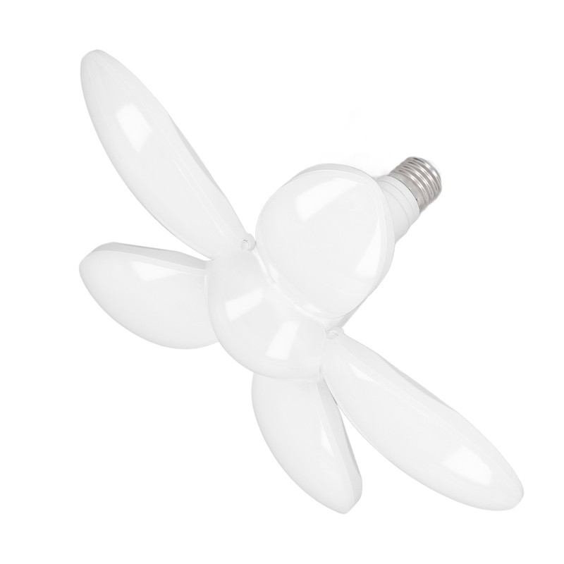LED Garage Light E27 E26 5 Leaf Foldable 5100LM 60W