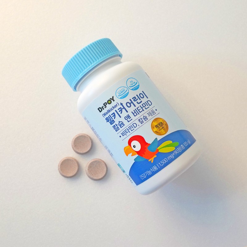 Dr. Poy Wellkicker Children's Calcium & Vitamin D 1,500mg x