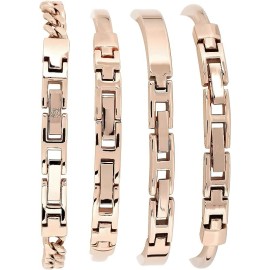 Anne Klein Women's Bangle Watch and Bracelet Set - AK/1470 RGST