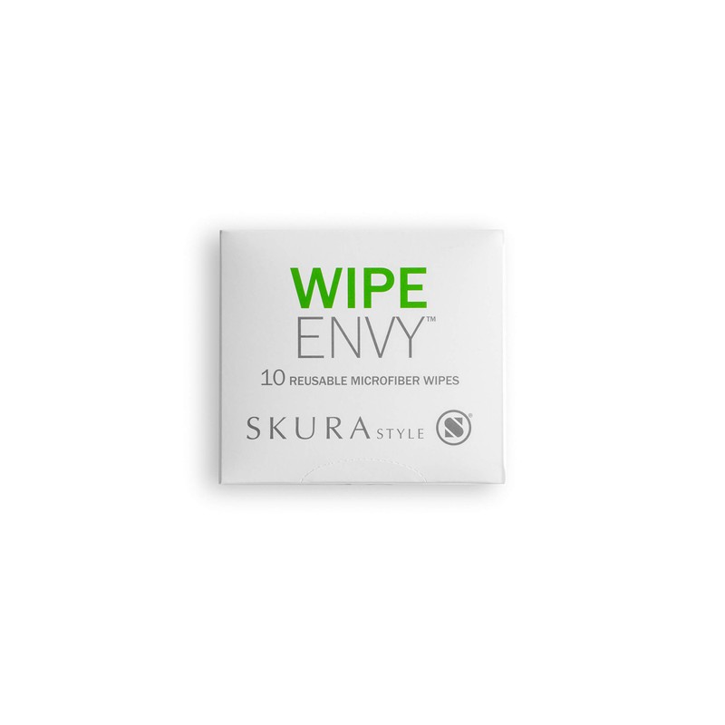 Skura Style WIPE ENVY™ Toallitas de limpieza reutilizables de microfibra