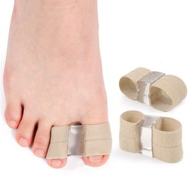 Transparent toe pads separated between big toes forefoot protect 6ea