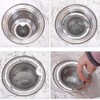 CARPEDIEM Stainless Steel Garbage Strainer for Bathtubs and Washbasins Kitchen