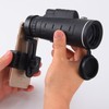 40X60 Monocular Telescope Waterproof HD Night Vision Magnifier Phone Camera