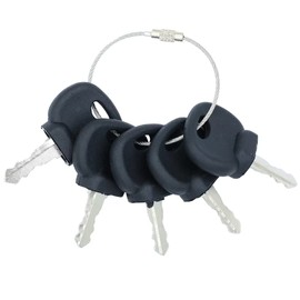 PLENTZOM 5PCS Heavy Equipment Ignition Key 14603 14707 Compatible with Hamm Bomag Roller Volvo Bobcat Caterpillar JCB New Holland Dynapac Terex Skytrak Ford Moxy 85804675 05755125