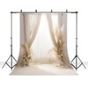 AIBIIN Boho Photography Backdrop Retro 5x7ft Room Window Bohemian Pampas