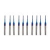 10 Piece End Mill Set Carbide Cutter Blue Corn Cutter