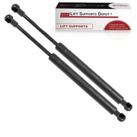 Lift Supports Depot Qty (2) 10mm Metal U Clamp Lift Supports 12 Inch Extended x 60lbs Shocks Struts