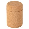 Bowl made of pressed cork with lid, cork container, vegan,