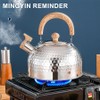 3L Tea Kettle Whistling Tea Kettle Stainless Steel Teapot with