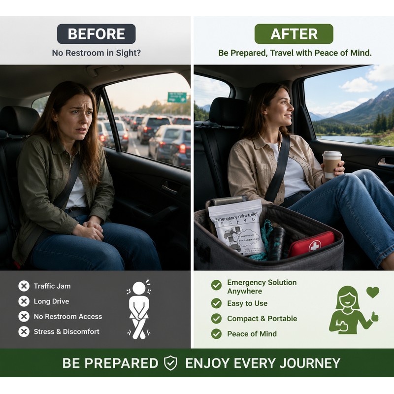 Portable Emergency Urine Bag for Travel & Outdoor Use –
