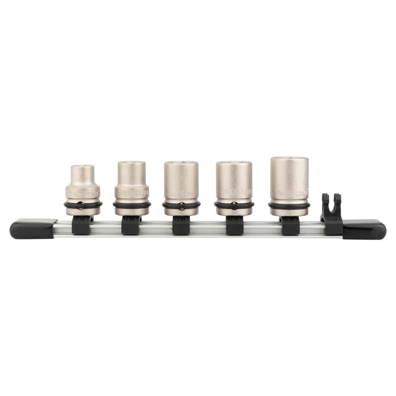TONE Impact Socket Set with Holder HNV305S, Insertion Angle 0.37