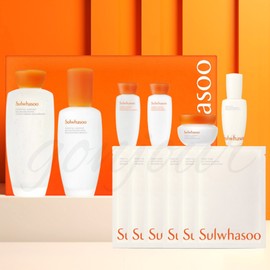 Sulwhasoo Jaum 2 types special + Sulwhasoo first care mask 6 piece set / 설화수 자음 2종 기획+설화수 윤조마스크 6장 세트