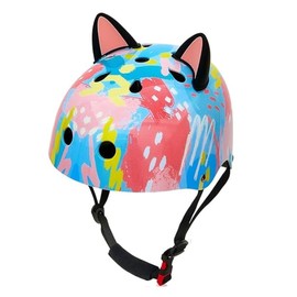 Helmet for Kids 8-14, Adjustable Kids Bike Helmet with DIY Cat Ears for Girls Youth for Skateboard Scooter Cycling Roller Skating, Colorful
